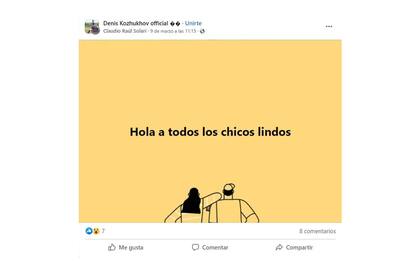 “Hola a todos los chicos lindos”, fue uno de los mensajes que publicó en un grupo de Facebook de otro país, integrado por futbolistas adolescentes, sobre el que la Justicia trabaja.
