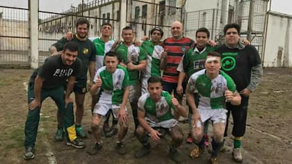 La Plata: un grupo de presos jugó al rugby contra un equipo de agentes penitenciarios