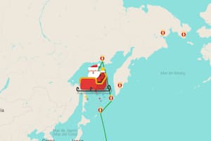 Así podés seguir el recorrido de Papa Noel en esta Navidad