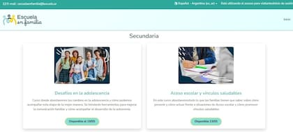 La plataforma Escuela en Familia fue reconocida en Italia