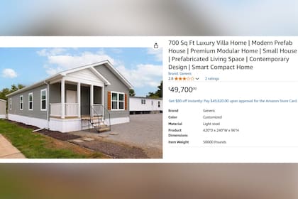 La plataforma también ofrece viviendas prefabricadas de lujo con mayor espacio