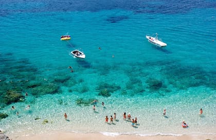 La playa de Banje, en Dubrovnik.