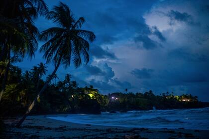 La playa de Cumaná, un tranquilo pueblo en la costa norte de Trinidad y Tobago donde recientemente aparecieron dos cuerpos en la orilla, el 22 de octubre de 2025.