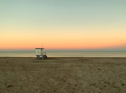 La playa de Pinamar, hoy
