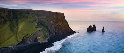 La playa de Reynisfjara tiene una temperatura de 5,7°C