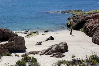La Playa del Amor, uno de los paisajes más emblemáticos de la propiedad.
