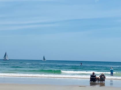 La playa Ponce Inlet ofrece tranquilidad y pocos turistas