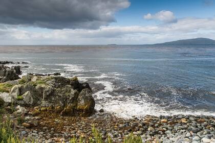 La playa salvaje de la península.