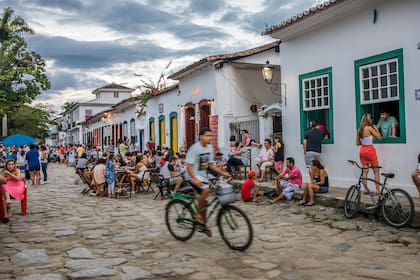 La Plaza da Matriz, punto de encuentro en Paraty