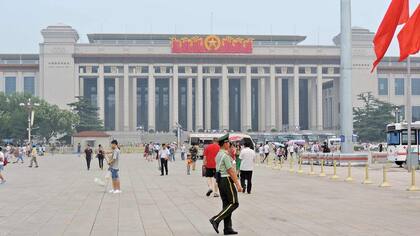 La Plaza de Tian'' nanmen en Beijing.