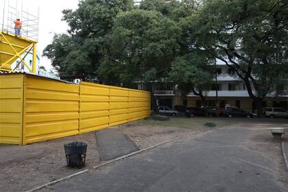 La plaza Emilio Mitre, uno de los puntos señalados como peligrosos por los vecinos de Recoleta