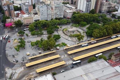 La plaza Miserere vacía