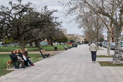 La plaza principal de Chivilcoy, donde Somos Buenos Aires apuesta a hacer una buena elección