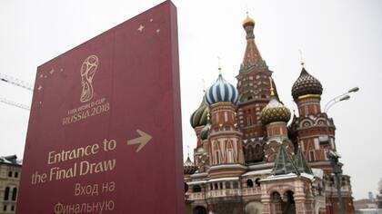 La Plaza Roja de Moscú se preparó para recibir el sorteo del Mundial de Rusia 2018