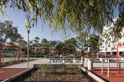 La plaza se encuentra en uno de los barrios más vulnerables de la Ciudad de Buenos Aires