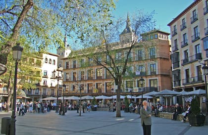 La plaza Zodocover con sus bares y negocios