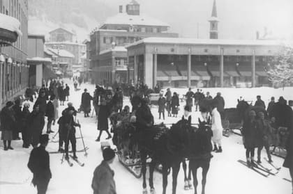 La población de Davos ha aumentado por temporadas desde inicios del siglo XX