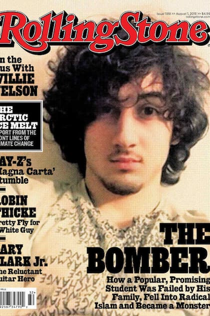 La polémica tapa de la revista Rolling Stone, con Tsarnaev como un rock star