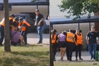 Las imágenes de los enfrentamientos entre los trapitos y la policía en Quilmes