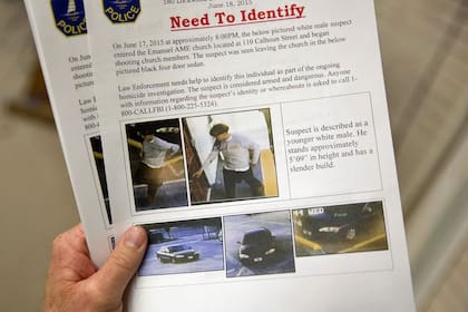 La policía busca intensamente al joven