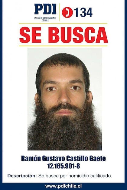 La policía chilena divulgó este afiche para intentar encontrar al líder de la secta en 2013