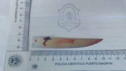 La Policía Científica secuestró la hoja del cuchillo (Foto: El Diario Web)