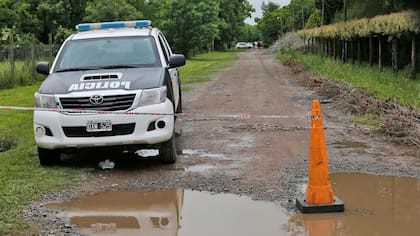 La policía custodia la zona donde ocurrió el hecho