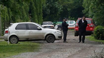 La policía custodia la zona donde ocurrió el hecho