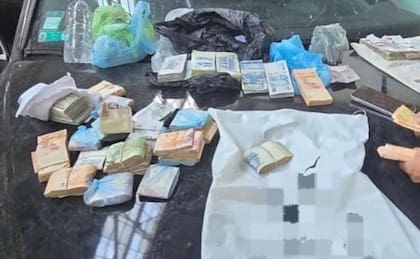 La Policía de Córdoba secuestró este martes por la tarde unos $9 millones, 46 mil dólares y otras monedas extranjeras,