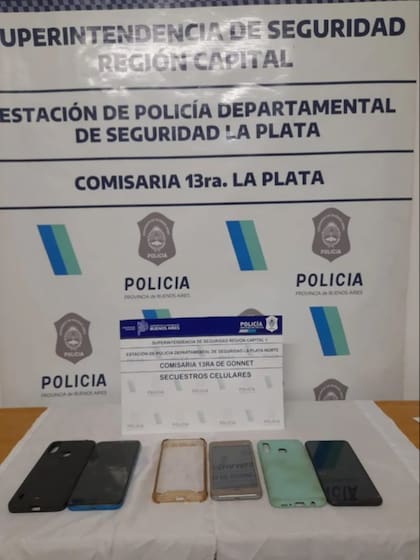 La Policía de la Plata recuperó los dispositivos robados el lunes en un kiosco