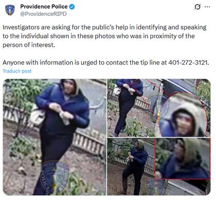 La Policía de Providence solicita ayuda para dar con el sospechoso del ataque en la Universidad de Brown