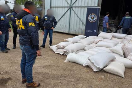 La Policía Federal desarticuló una banda que robaba granos de vagones de trenes