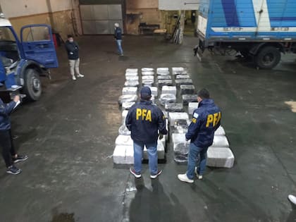 La Policía Federal secuestró 1120 kilos de marihuana en un galpón del barrio porteño de Barracas