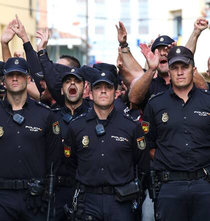 La Policía Nacional, blanco de la ira catalana