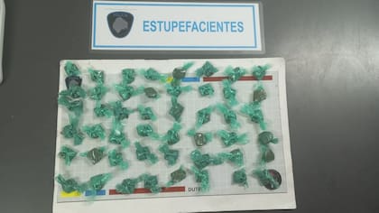La policía porteña secuestró dosis de drogas preparadas para la venta minorista
