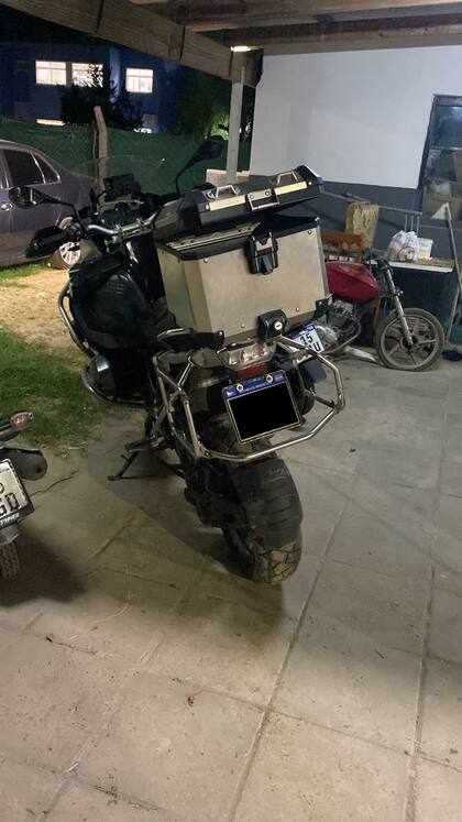 La Policía recuperó la moto de Carnicer