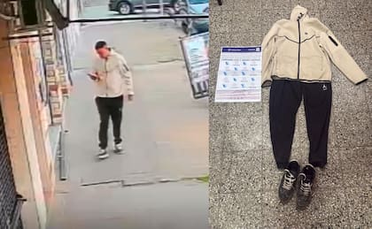 La Policía secuestró las prendas que habría utilizado uno de los sospechosos durante el robo