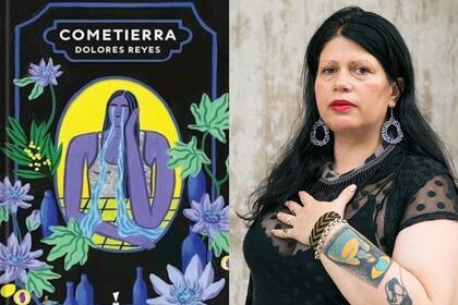 La portada de "Cometierra", de la escritora Dolores Reyes