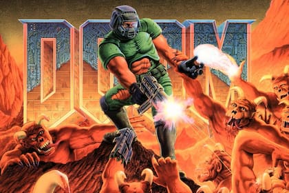 La portada de la primera versión de Doom