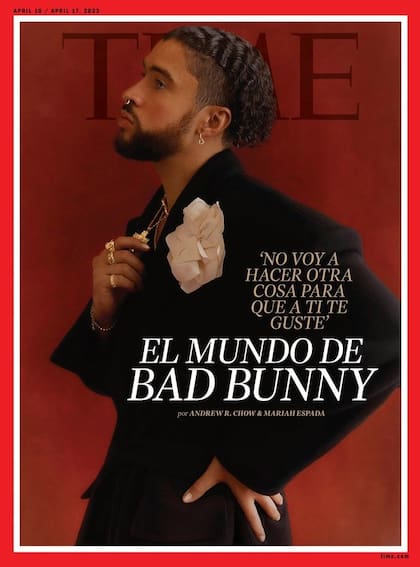 La portada de la revista Time con Bad Bunny