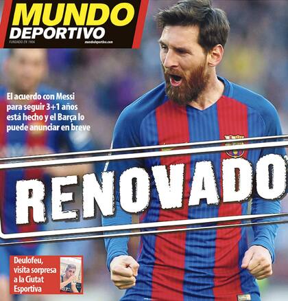 La portada de Mundo Deportivo