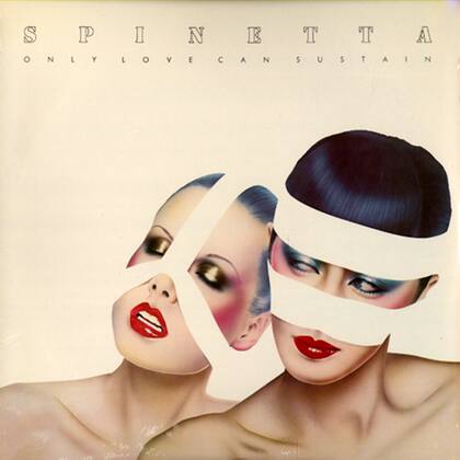 La portada de Only Love Can Sustain, el disco que Spinetta cantó en inglés, producido en Estados Unidos en 1979