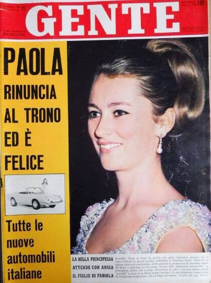 La portada de una revista italiana en 1968