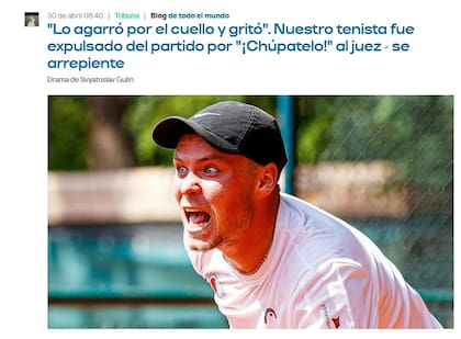 La portada del blog ruso que habló con Gulin