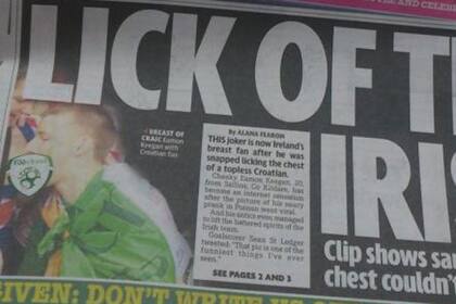 La portada del Irish Daily Mirror