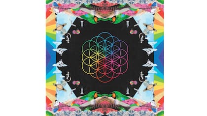 La portada del séptimo disco de Coldplay, que presentará en la Argentina el 31 de marzo y el 1º de abril en el Estadio Único de La Plata