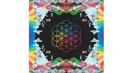 La portada del séptimo disco de Coldplay, que presentará en la Argentina el 31 de marzo y el 1º de abril en el Estadio Único de La Plata