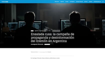 La portada del sitio Filtraleaks de Santiago O'Donnell