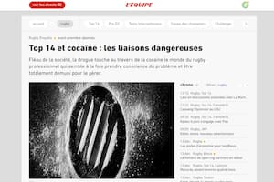 Alertan en Francia sobre el consumo de cocaína en el rugby tras el doping de una gran promesa