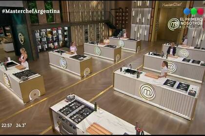 La posicin de cada participante fue fundamental (Foto captura Telefe)